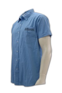 R071 量身訂做員工襯衫  專業訂製恤衫公司 自訂純色恤衫制服  訂購恤衫專門店